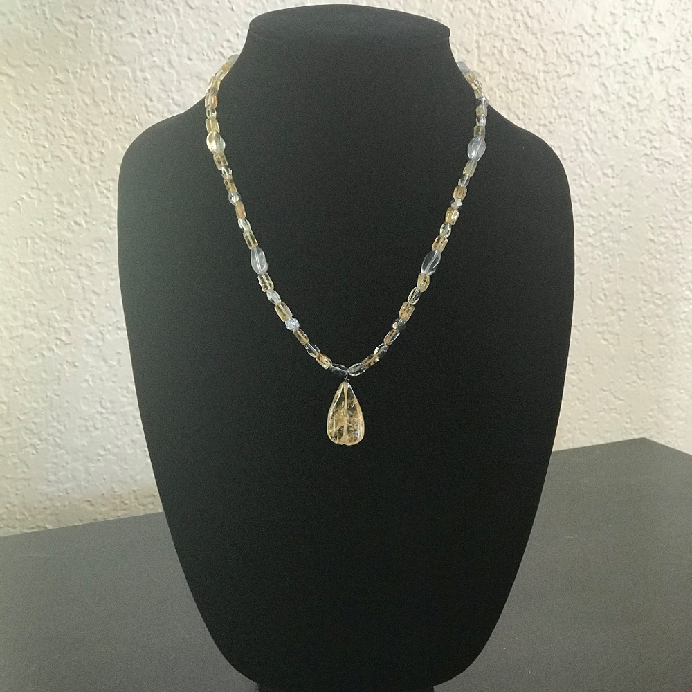 Handcrafted Semiprecious Stone Necklace